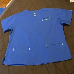 Blue Scrub Top